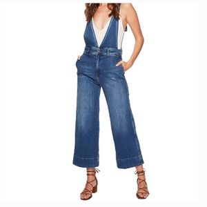 Free People | A Line Denim Overalls